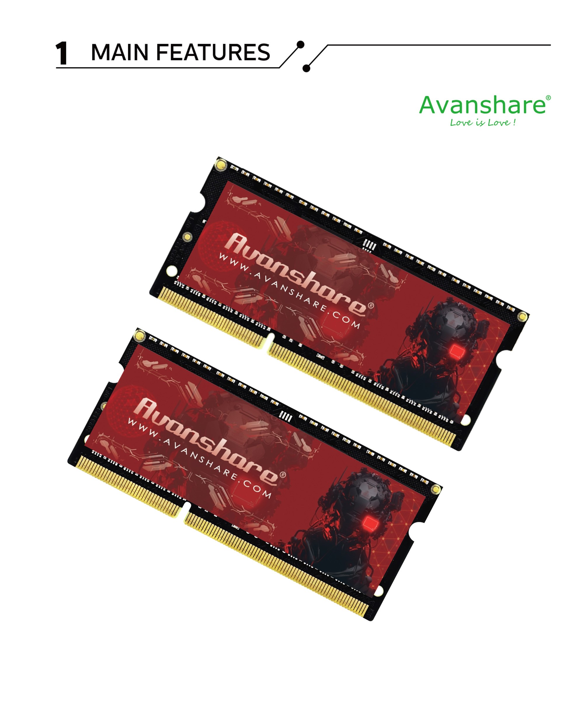 Avanshare Ram Memory DDR5 DDR4 - đánh giá và giá Ddr4 3200Mhz