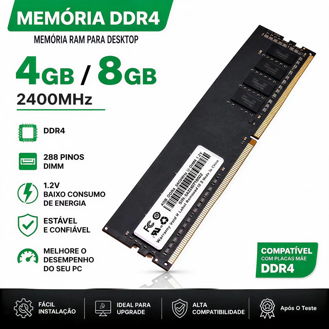 DDR4 RAM 4GB 8GB 2400MHz Deskt - đánh giá và giá Ddr4 3200 16Gb
