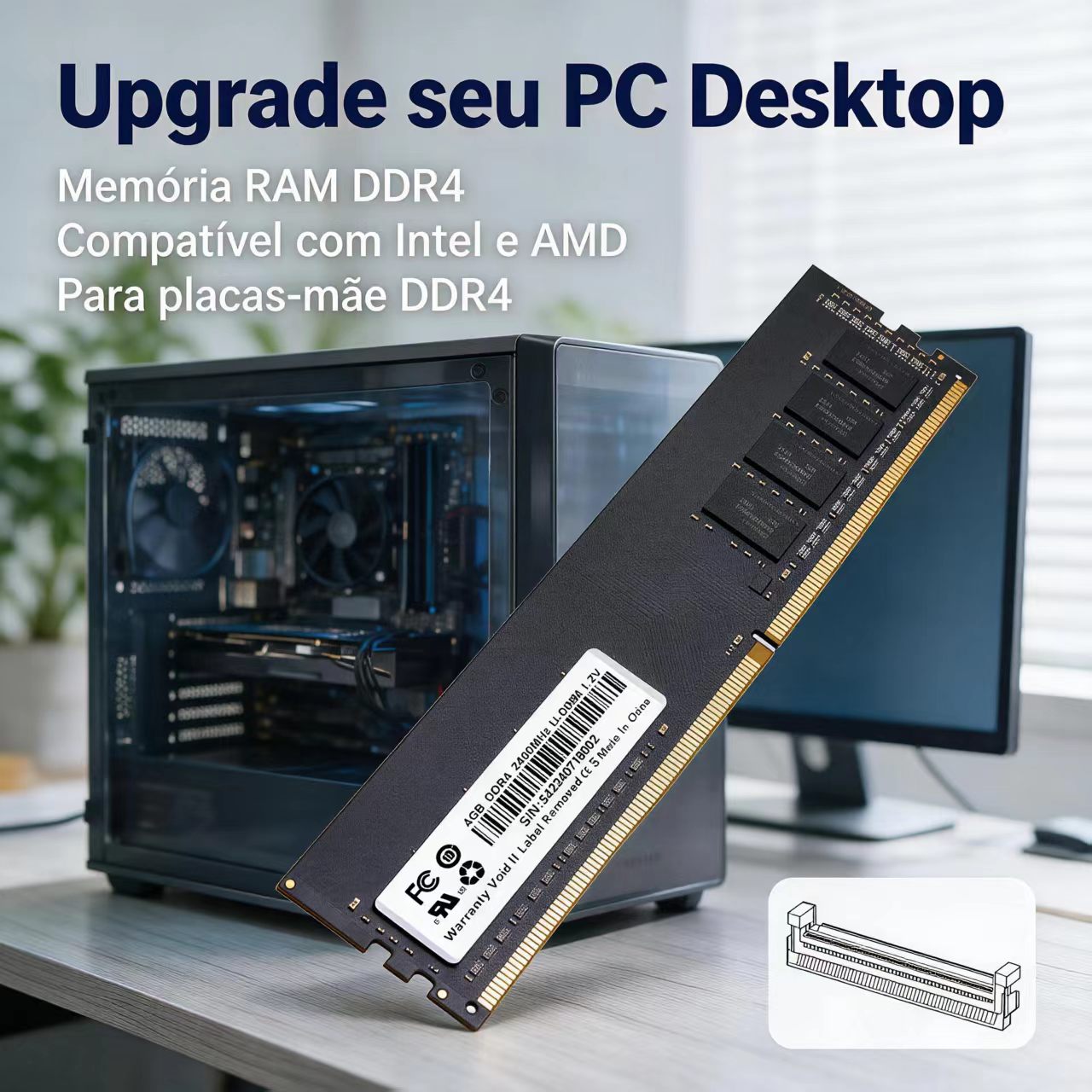 DDR4 RAM 4GB 8GB 2400MHz Deskt - đánh giá và giá Ddr4 3200 16Gb