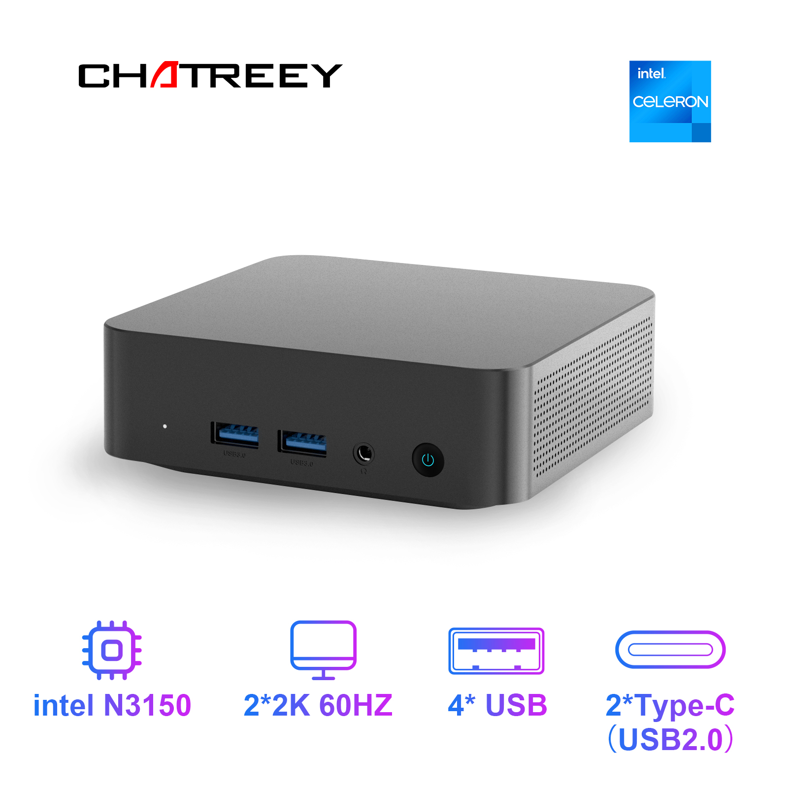 Chatreey  Mini PC T9 N3150  DD - đánh giá và giá Ddr3 8Gb